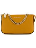 Michael Michael Kors Jet Set Chain Clutch - Yellow & Orange