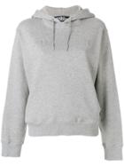 Jeremy Scott Logo Patch Hooded Sweatshirt - Grey