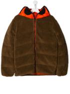 Ai Riders On The Storm Padded Coat - Brown