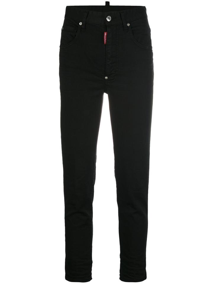 Dsquared2 High Waist Twiggy Jeans - Black