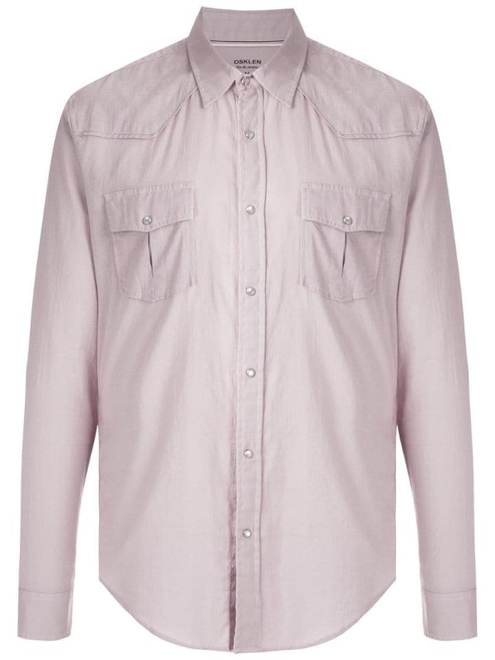 Osklen Flap Pockets Shirt - Purple
