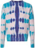 The Elder Statesman Double Lsd Dyed Jumper - Blue