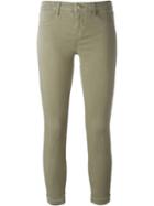 J Brand Cropped Skinny Jeans, Women's, Size: 29, Green, Lyocell/cotton/spandex/elastane