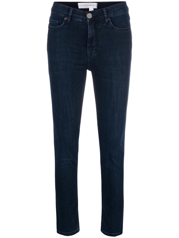 Victoria Victoria Beckham High Rise Skinny Jeans - Blue