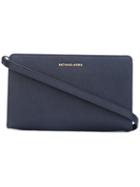 Michael Michael Kors - Envelope Crossbody Bag - Women - Calf Leather - One Size, Blue, Calf Leather
