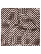 Dsquared2 Classic Fantasy Pocket Square, Men's, Brown, Silk