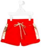 Simonetta Side Stripe Shorts, Girl's, Size: 10 Yrs, Red