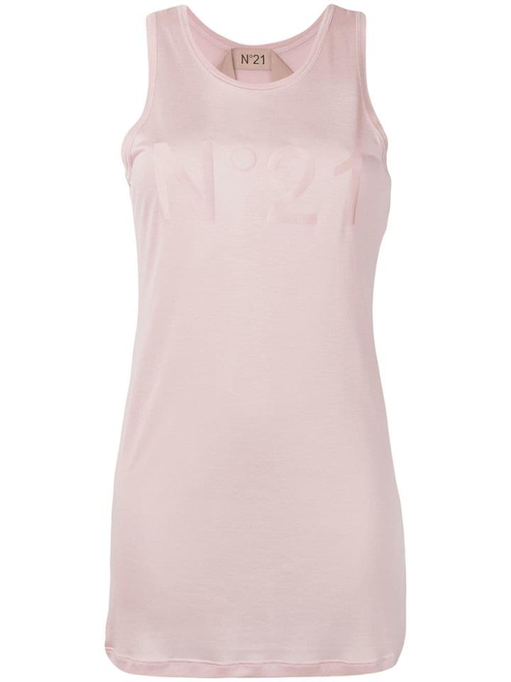 No21 Logo Vest Top - Pink