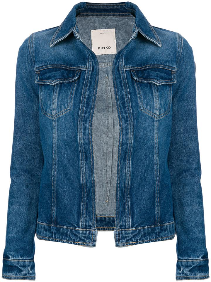 Pinko Classic Denim Jacket - Blue
