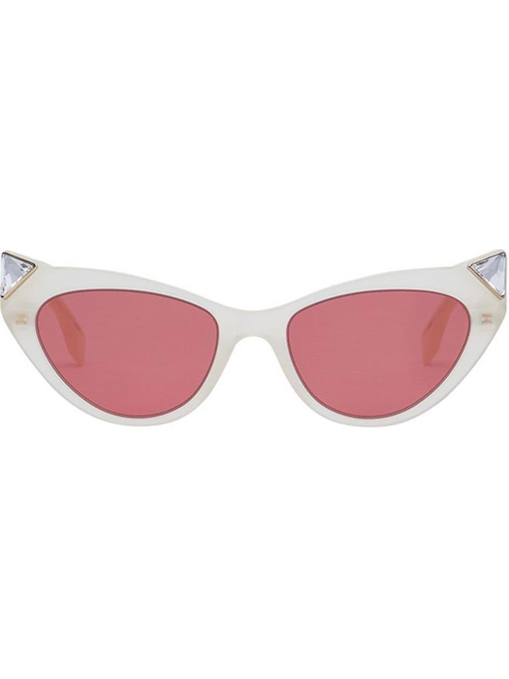 Fendi Eyewear Iridia Sunglasses - Yellow