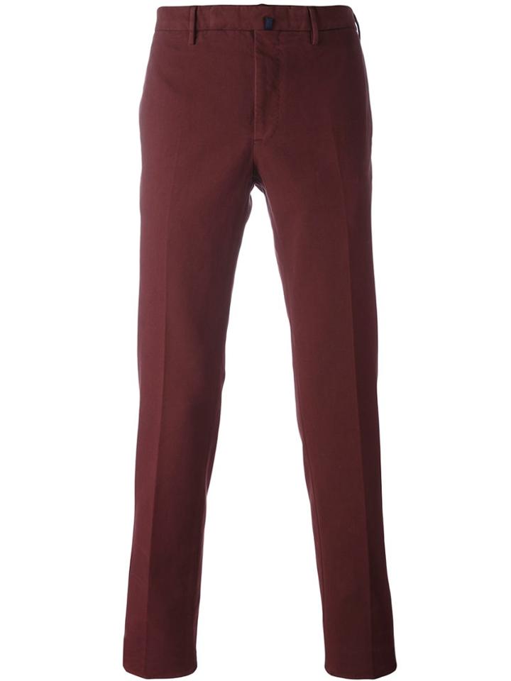 Incotex Slim-fit Chinos - Pink & Purple