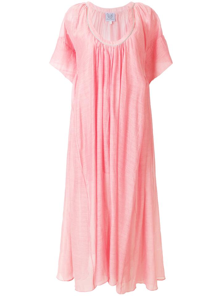 Thierry Colson Shanta Long Dress - Pink & Purple