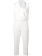 P.a.r.o.s.h. Poseidy Wrap Top Jumpsuit - White