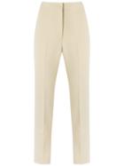 Egrey - Cropped Trousers - Women - Polyester/spandex/elastane/viscose - 40, Women's, Nude/neutrals, Polyester/spandex/elastane/viscose