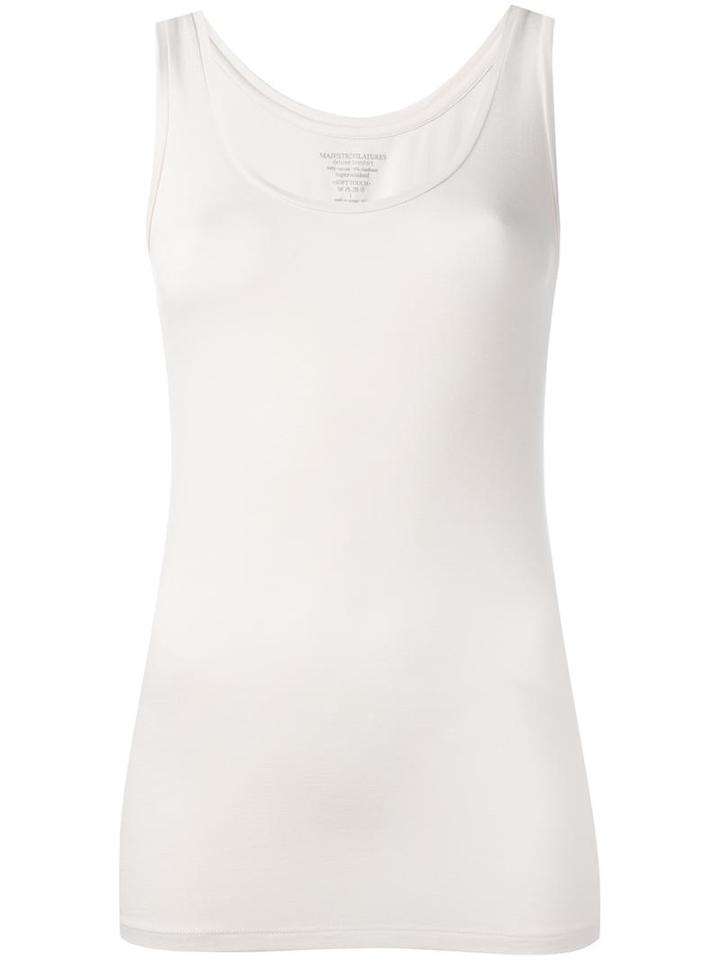 Majestic Filatures Scoop Neck Tank, Women's, Size: Iv, Pink/purple, Viscose/spandex/elastane