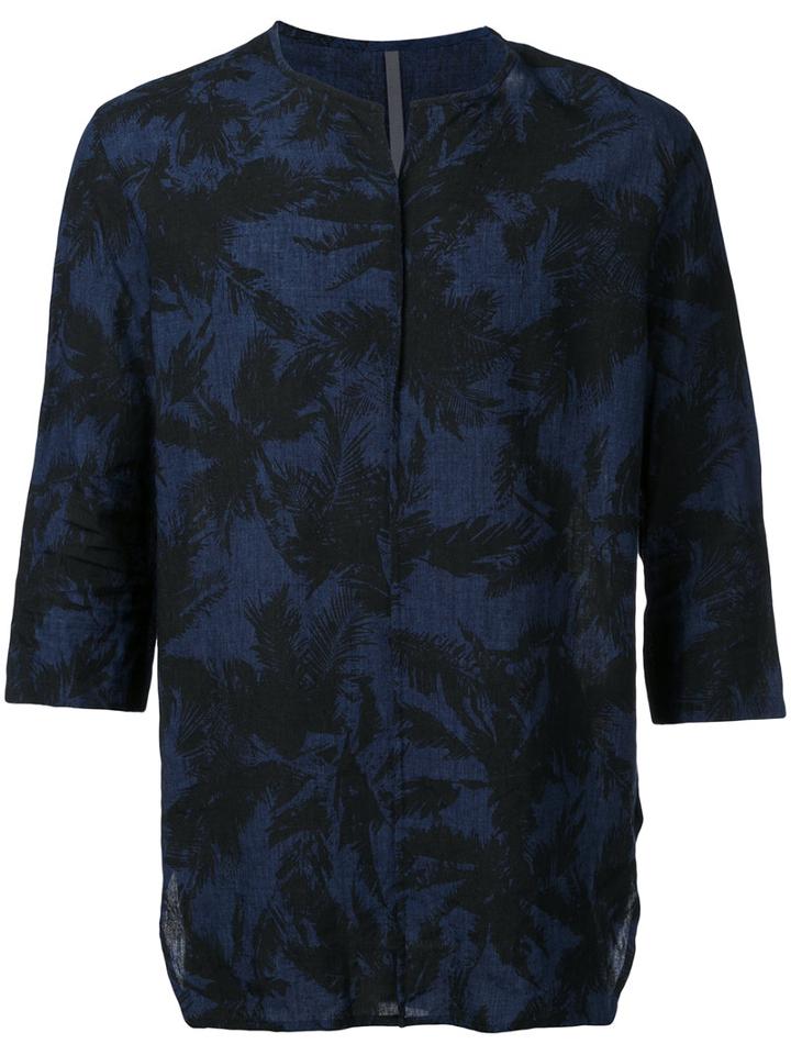 Kazuyuki Kumagai - Tropical Print Shirt - Men - Cotton/linen/flax - 3, Blue, Cotton/linen/flax