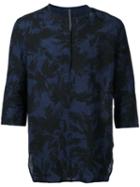 Kazuyuki Kumagai - Tropical Print Shirt - Men - Cotton/linen/flax - 3, Blue, Cotton/linen/flax