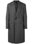 Prada Single Breasted Wool Coat - Grey