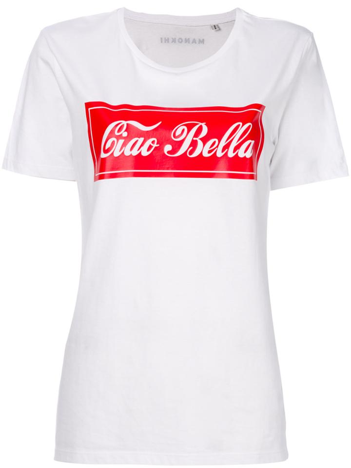 Manokhi Ciao Bella T-shirt - White