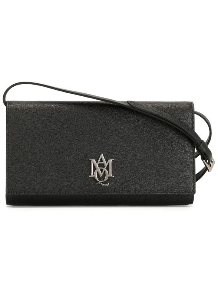 Alexander Mcqueen Logo Plaque Shoulder Bag