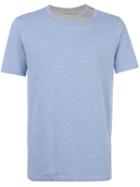 Maison Margiela Layered-effect T-shirt, Men's, Size: 50, Blue, Cotton