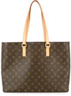 Louis Vuitton Vintage Luco Monogrammed Shoulder Tote - Brown