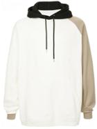 Takahiromiyashita The Soloist Contrast Sleeve Hoodie - White