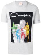 Champion - Logo Print T-shirt - Men - Cotton/polyester - S, Grey, Cotton/polyester