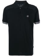 Philipp Plein Short Sleeved Polo Shirt - Black