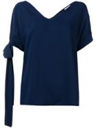 P.a.r.o.s.h. Sleeve Strap T-shirt - Blue