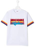 Gcds Kids Logo T-shirt - White