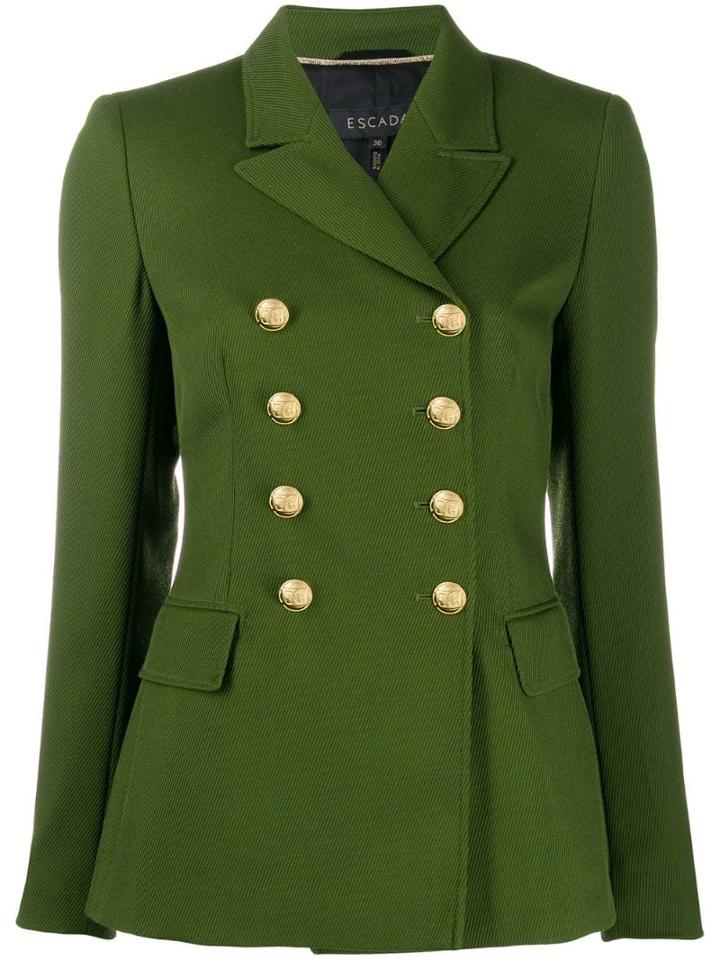 Escada Classic Double-breasted Blazer - Green