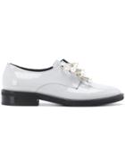 Coliac Anello Embellished Derby Shoes - Grey