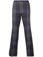 Stephan Schneider Straight-leg Tartan Trousers - Blue