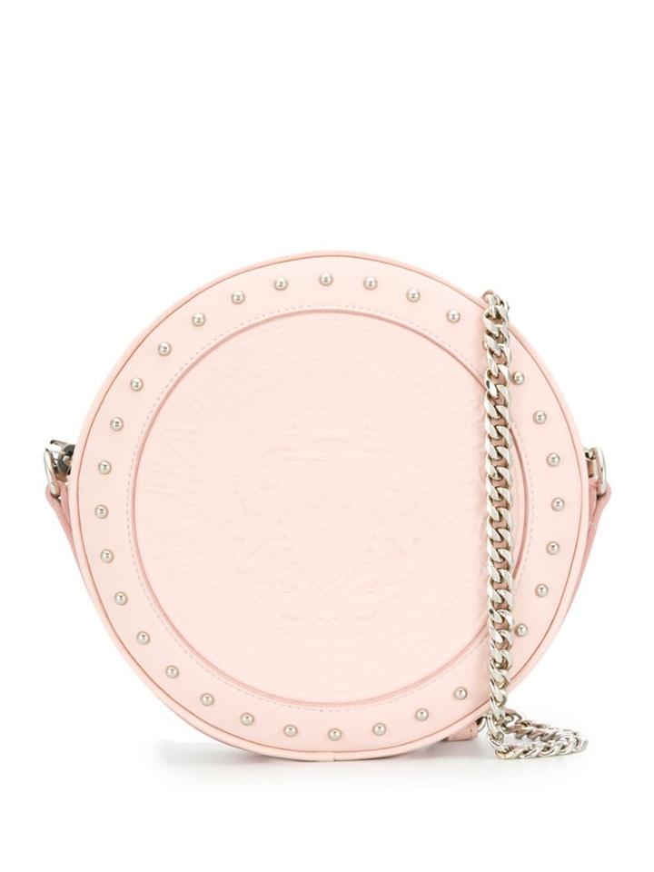 Balmain Embossed Disco Bag - Pink