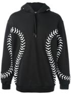 Ktz - Baseball Hoodie - Unisex - Cotton - M, Black, Cotton