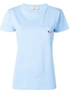 Maison Kitsuné Tricolour Fox Patch T-shirt - Blue
