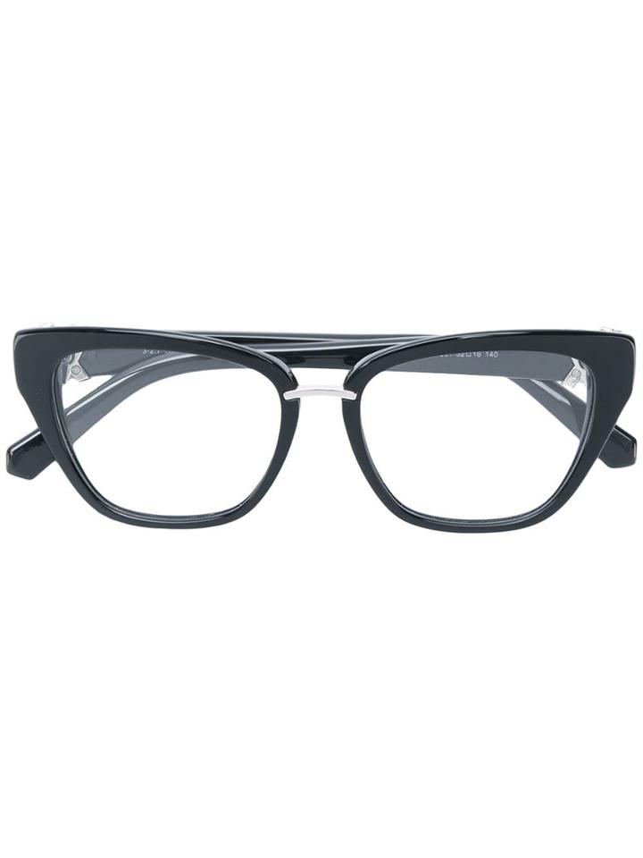 Swarovski Eyewear Embellished Cat-eye Sunglasses - Black