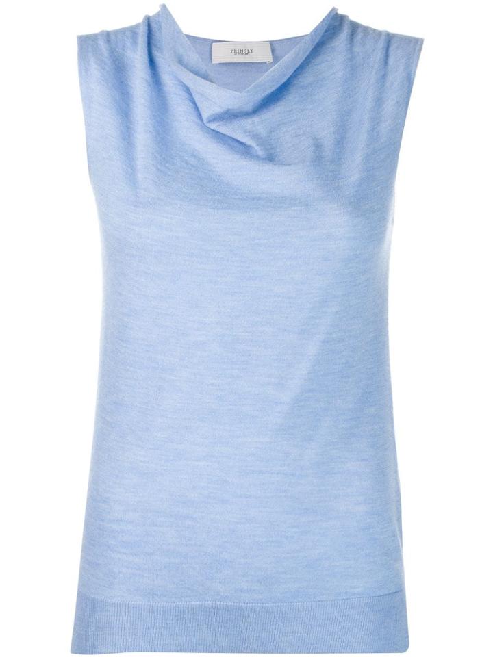 Pringle Of Scotland Light Knit Tank Top - Blue