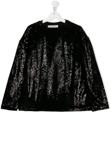 Philosophy Di Lorenzo Serafini Kids Teen Oversized Sequined Top -