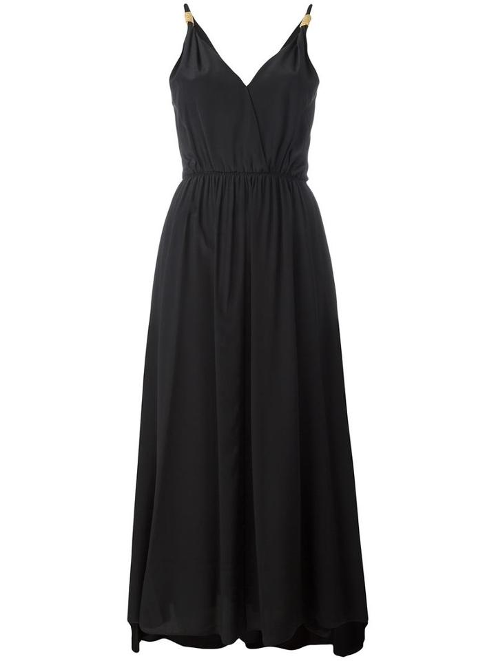 Forte Forte V-neck Mid Dress, Women's, Size: Ii, Black, Silk
