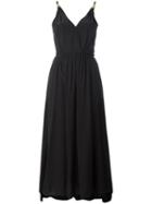 Forte Forte V-neck Mid Dress, Women's, Size: Ii, Black, Silk