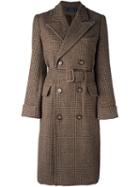 Polo Ralph Lauren Plaid Coat, Women's, Size: 2, Brown, Cupro/wool/alpaca