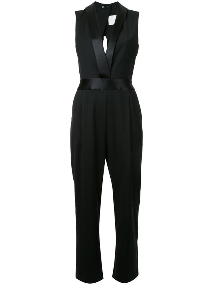Dion Lee Lapel Tie Jumpsuit - Black