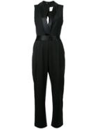 Dion Lee Lapel Tie Jumpsuit - Black