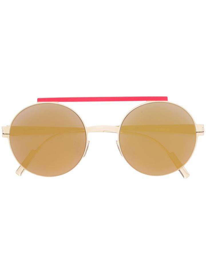 Mykita Round Aviator Sunglasses - Metallic