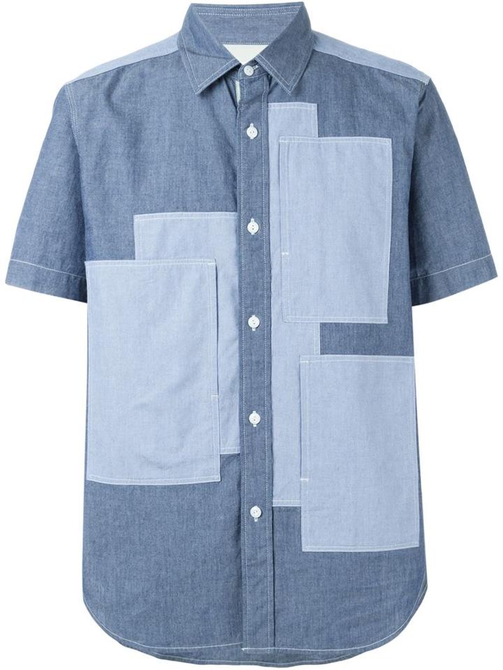 Ganryu Comme Des Garcons Patchwork Denim Shirt