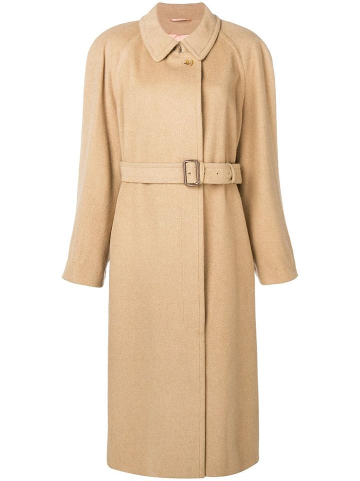 A.n.g.e.l.o. Vintage Cult Belted Midi Coat - Neutrals