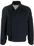 Ermenegildo Zegna Oversized Zipped Jacket - Blue