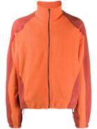 Gmbh Colour Block Fleece Jacket - Orange